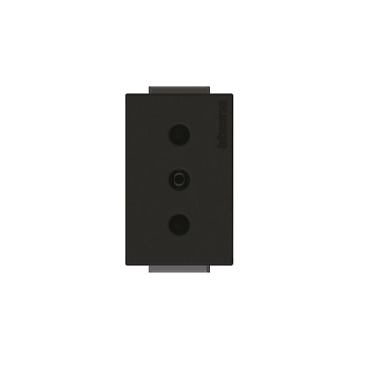 BTICINO - Módulo Enchufe Bticino 2P+T 10A 250V Antracita Nobile