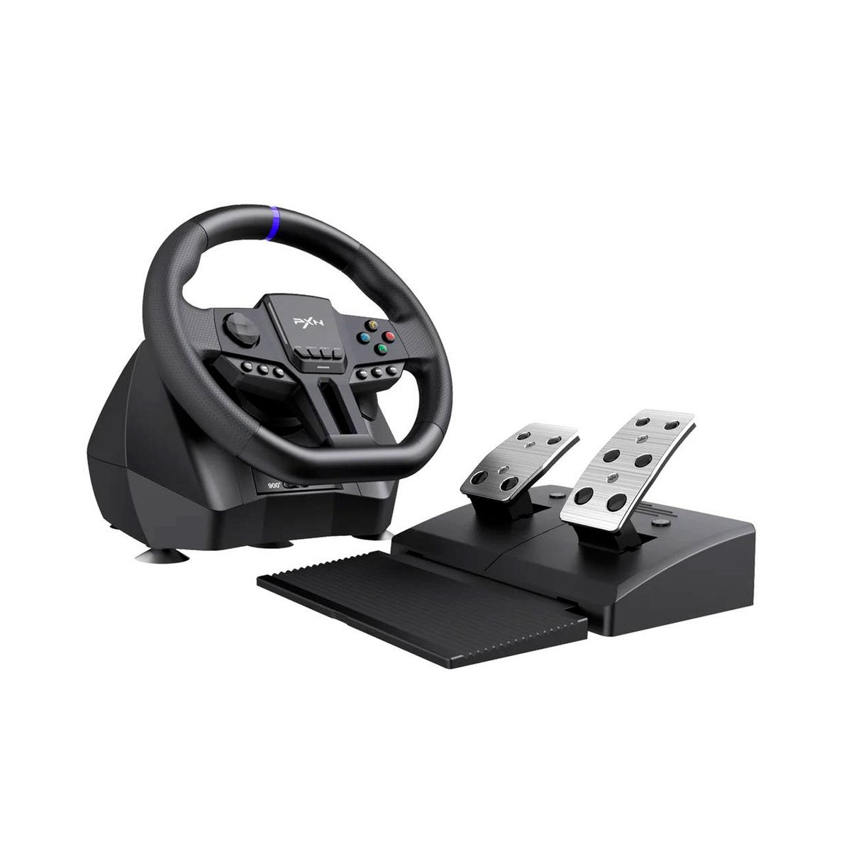 PXN - Volante de Carrera Gamer PXN V900 Gen 2 Ajustable + Pedalera PC PS4 XBOX