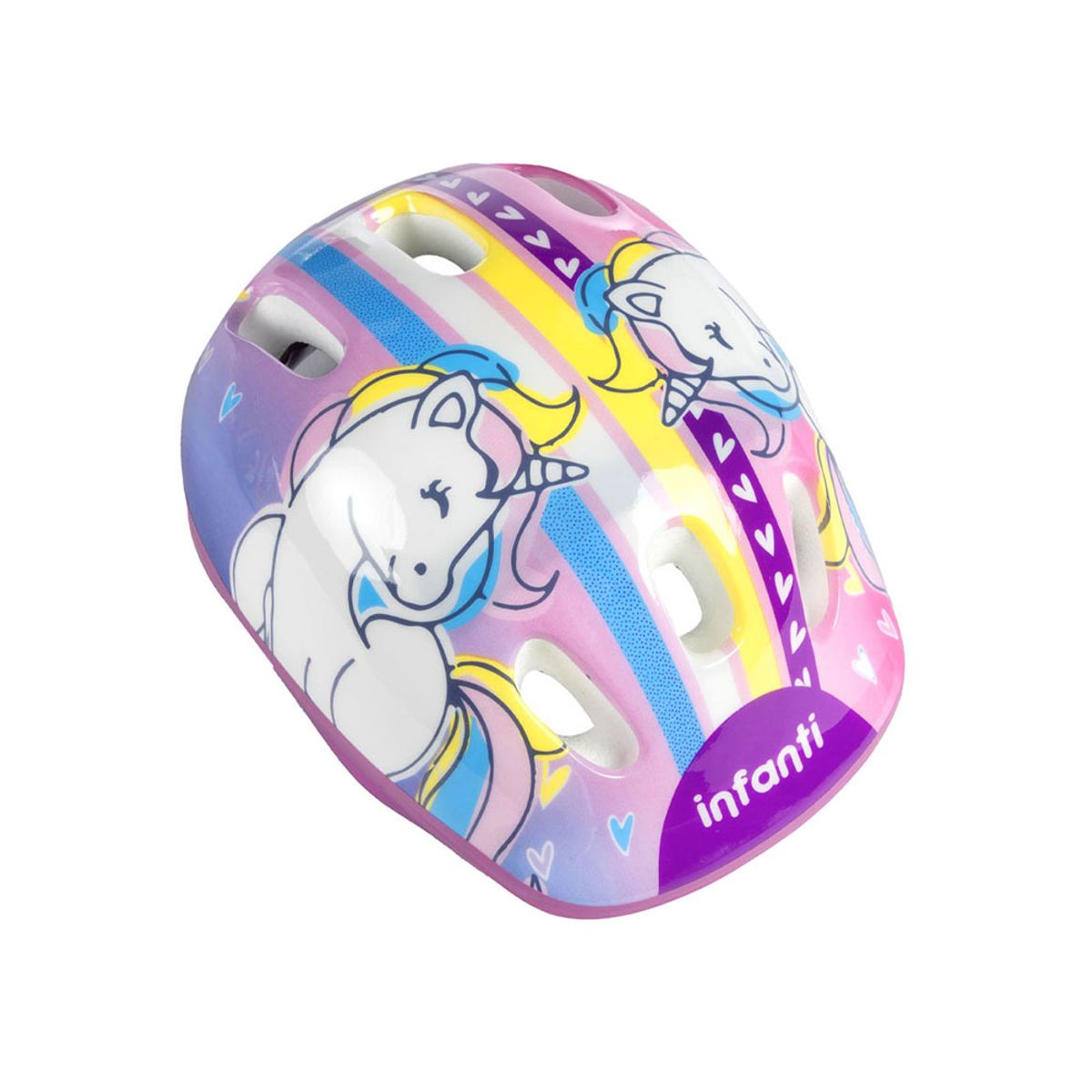 INFANTI - Set de Casco y Rodilleras Pink Infanti