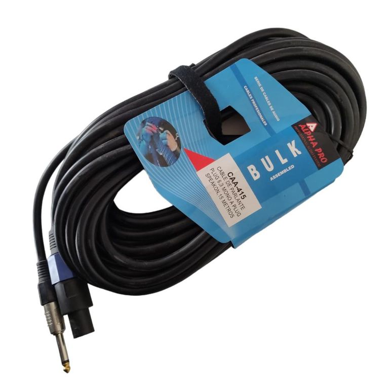 ALPHA PRO Cable Speakon-Plug 15 mts BULK CAA-415