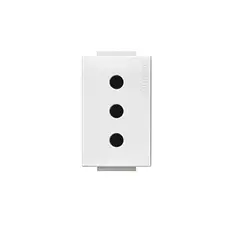 BTICINO - Modulo Enchufe 2P+T 10A 250V Blanco Nobile