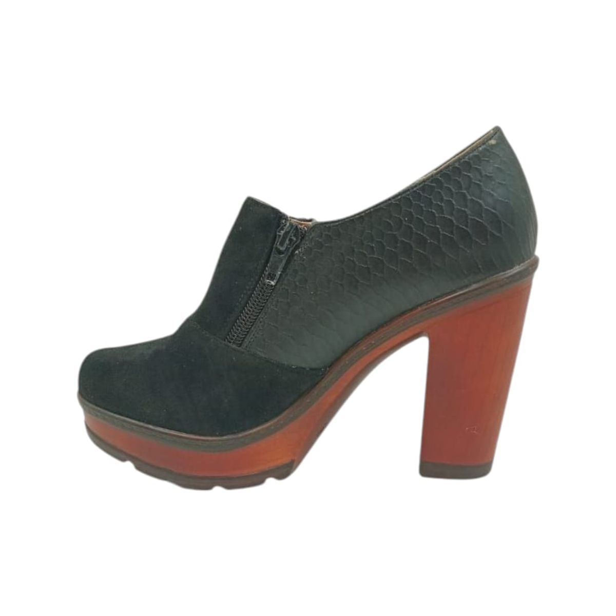 HERIEL - Zapato Negro Taco Mujer