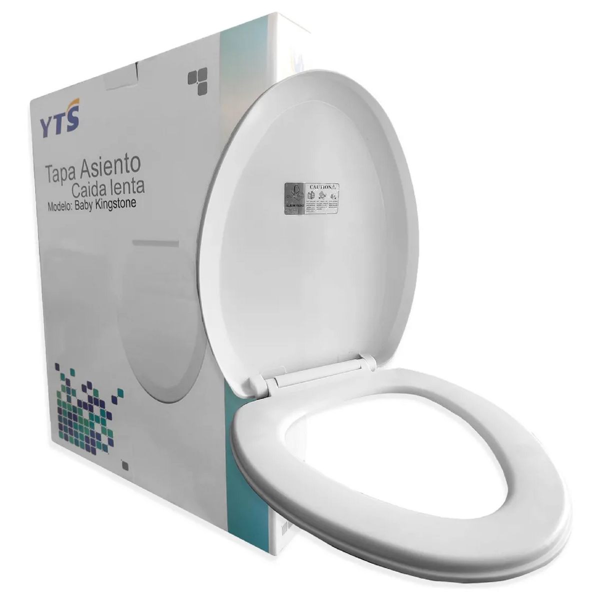 GENERICO - TAPA ASIENTO PARA BAÑO WC CIERRE SUAVE