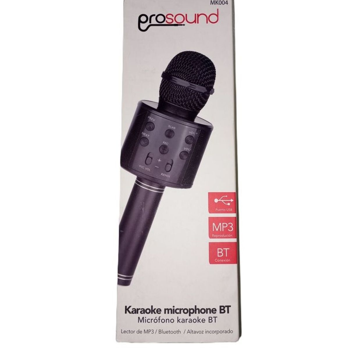 GENERICO - Microfono Parlante Karaoke Inalambrico todo en uno Dorado brillante VITAR