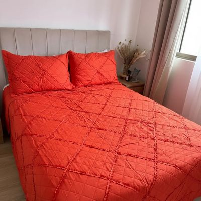 Imagen 2 del producto Cubrecama microfibra con vuelos 2 plazas