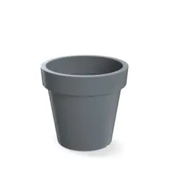 STERN - Macetero redondo Lofly 30 x 26,6 cm gris piedra