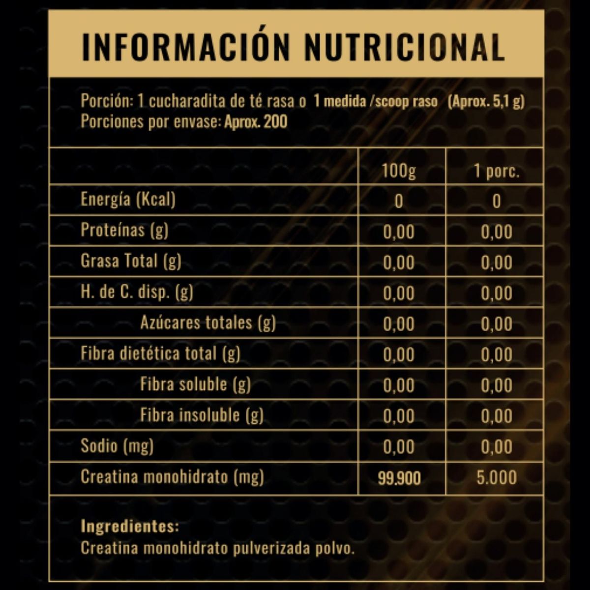 STRONG - CREATINA FDA 1KG STRONGEST