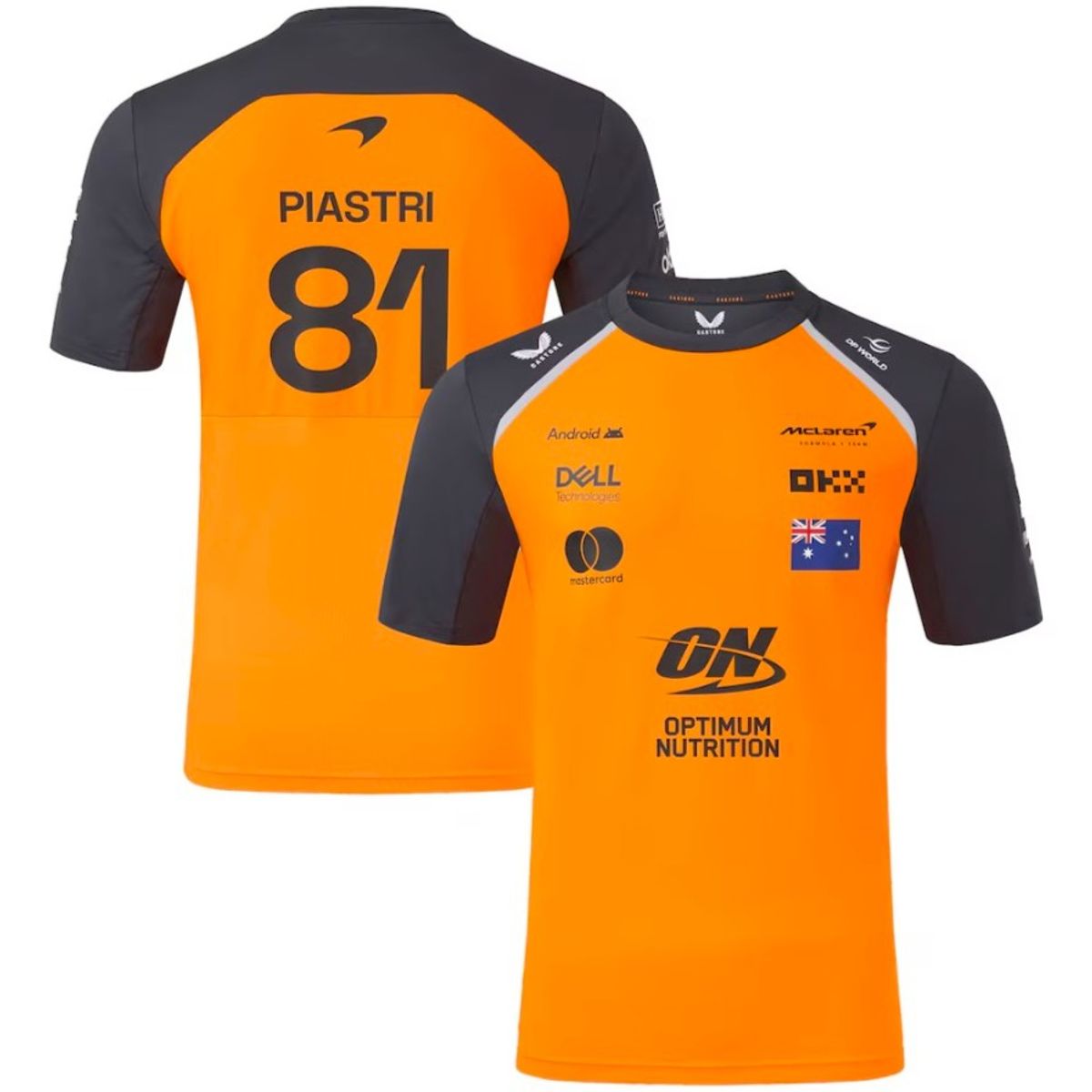 FORMULA 1 - Polera Formula1 Mclaren F1 Oscar Piastri Diseño Oficial 2025
