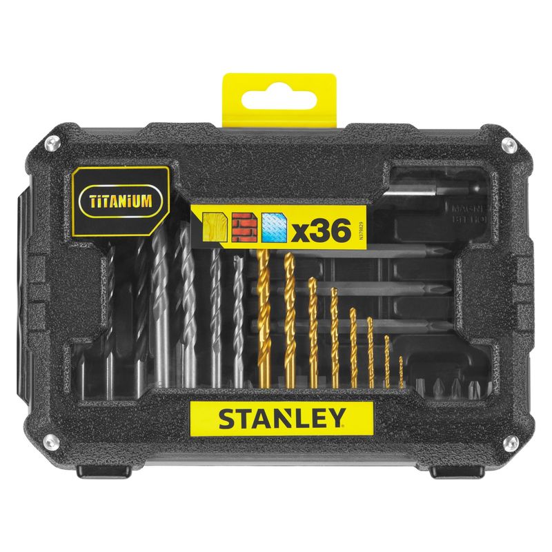 STANLEY - Set Perforar y Atornillar 36 Piezas Stanley