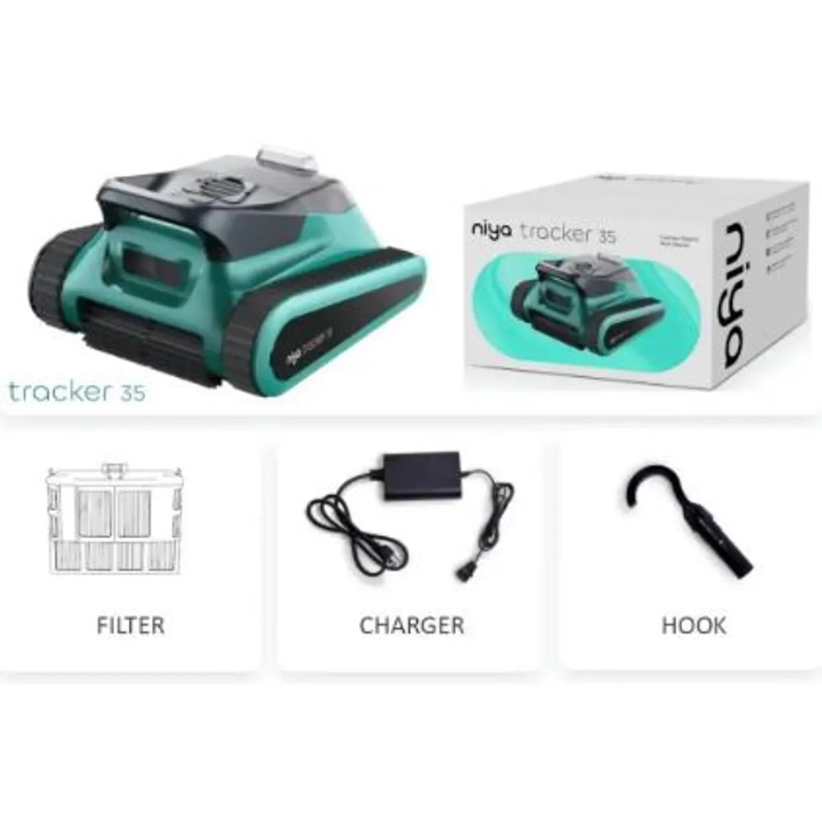 MAYTRONICS - ROBOT LIMPIA PSICINAS INALAMBRICO MAYTRONICS  NIYA TRACKER 35