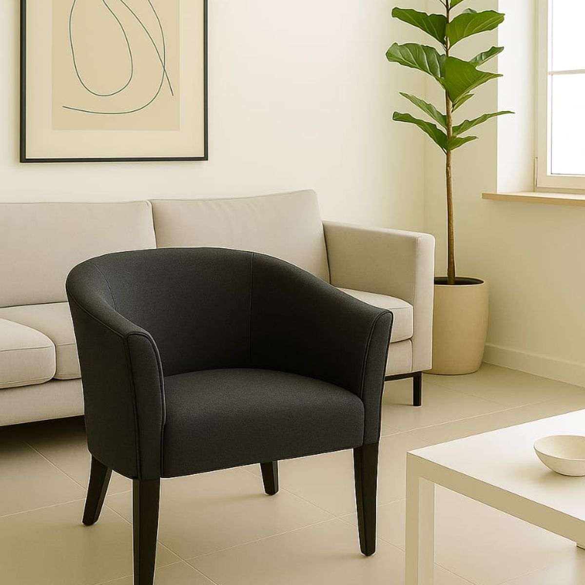 FLOBAL - Poltrona Lisa - Tela Repelente a Líquidos Flobal