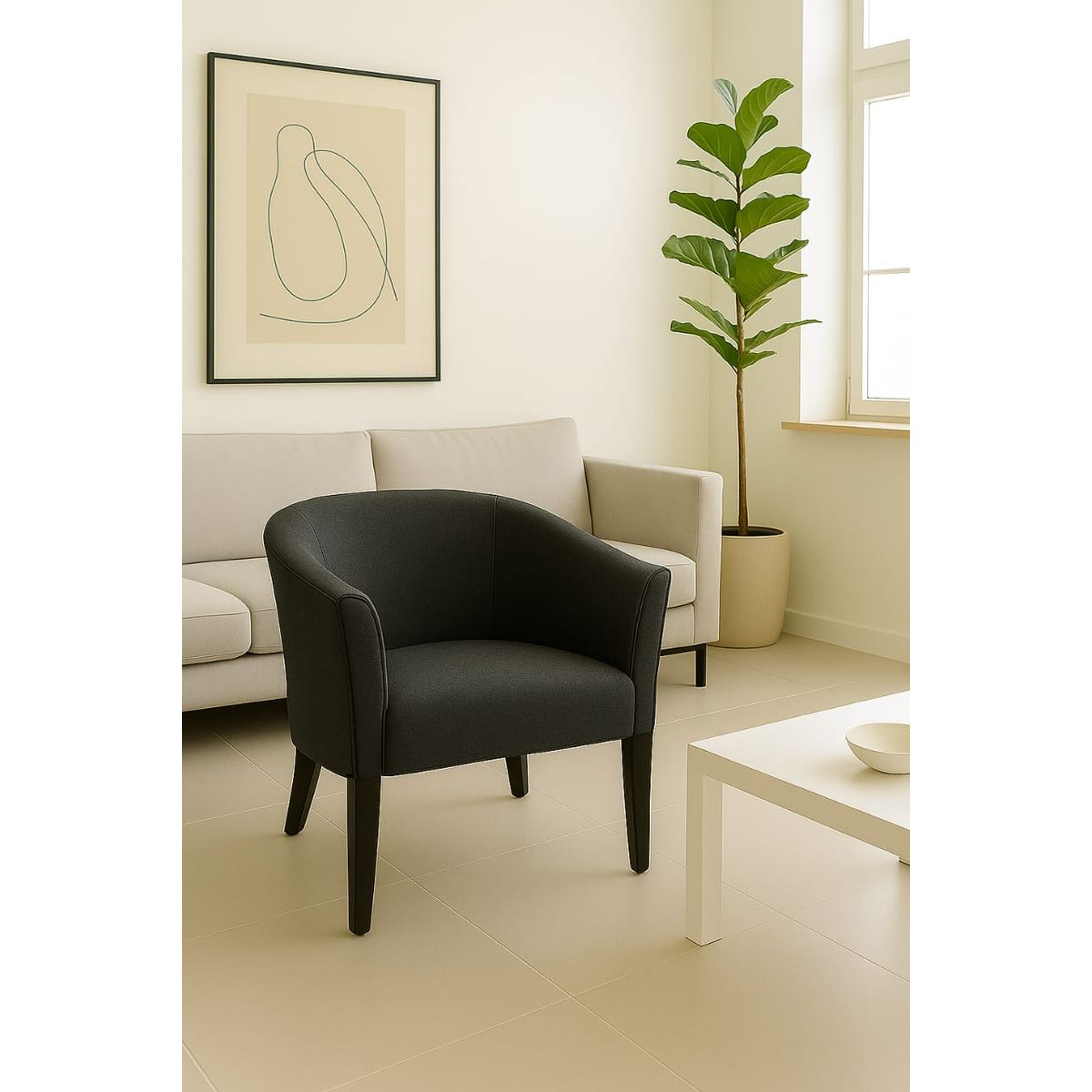 FLOBAL - Poltrona Lisa - Tela Repelente a Líquidos Flobal