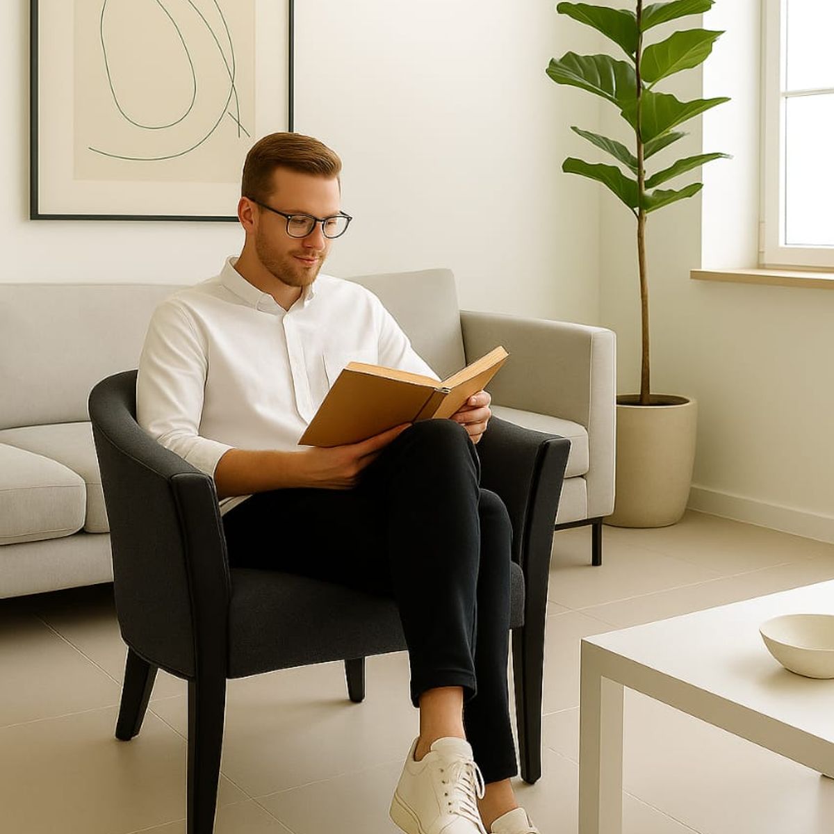 FLOBAL - Poltrona Lisa - Tela Repelente a Líquidos Flobal