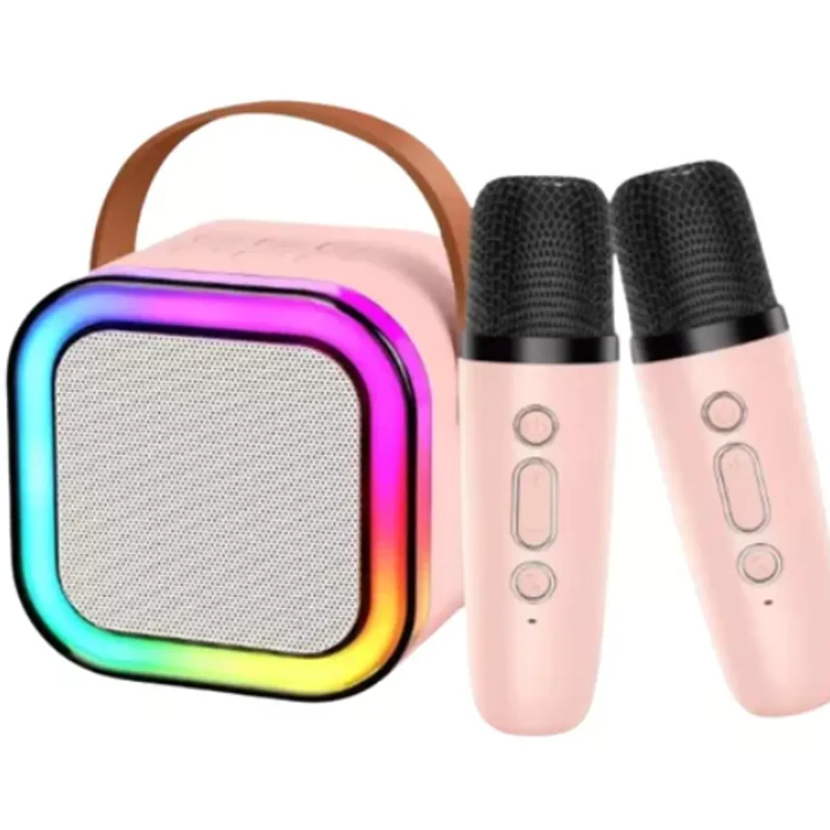 GENERICO - Altavoz Bluetooth Inalámbrico Con Micrófono Para Niños ROSA
