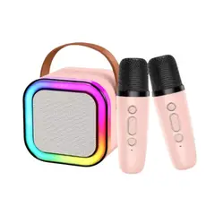 GENERICO - Altavoz Bluetooth Inalámbrico Con Micrófono Para Niños ROSA