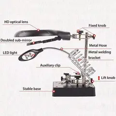 GENERICO - Porta cautín con lupa