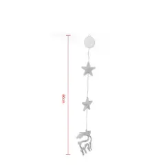 GENERICO - Luces cascadas de navidad diseño reno 60cm