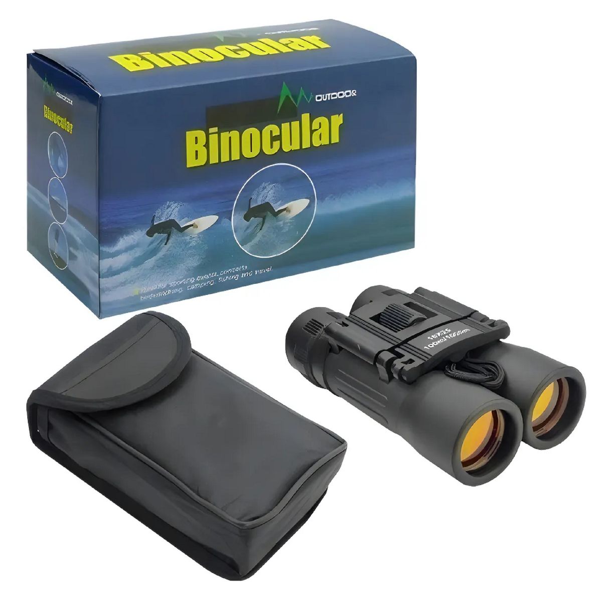 GENERICO - Binocular 30x60 Metálicos Recubiertos mas estuche y paño