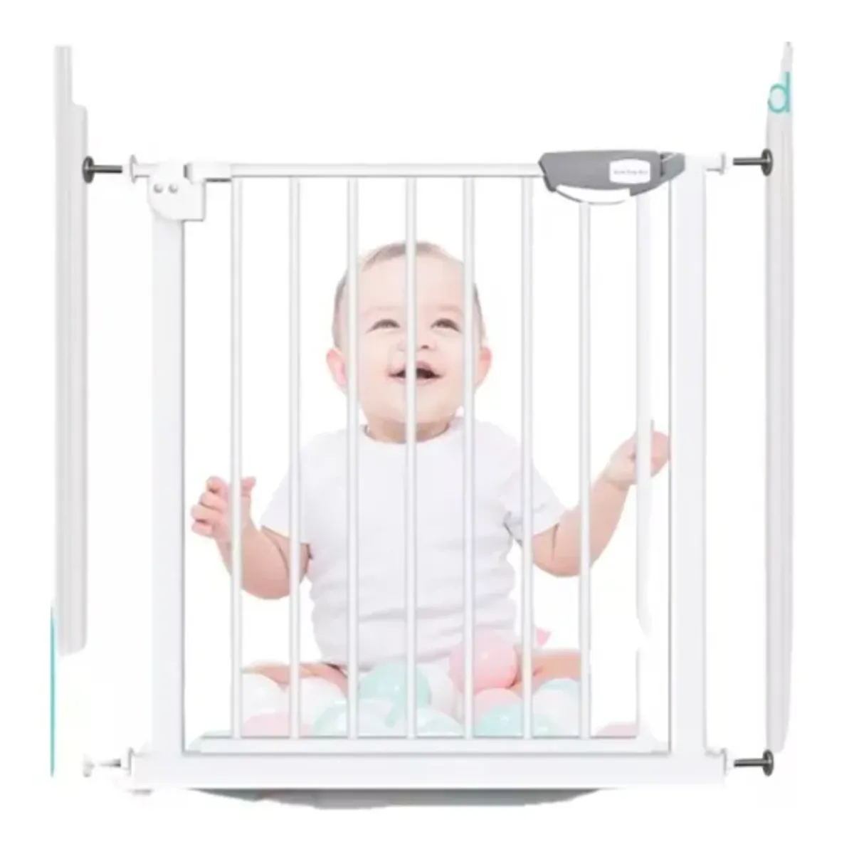 GENERICO - Reja Seguridad Escalera Puerta Ajustable Para Bebe Mascotas