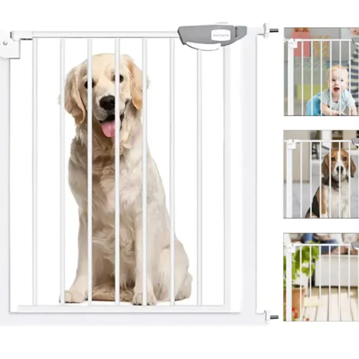 GENERICO - Reja Seguridad Escalera Puerta Ajustable Para Bebe Mascotas