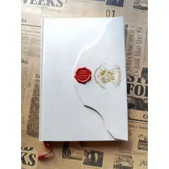 GENERICO - Libreta agenda diario Harry Potter carta Hogwarts Dorada