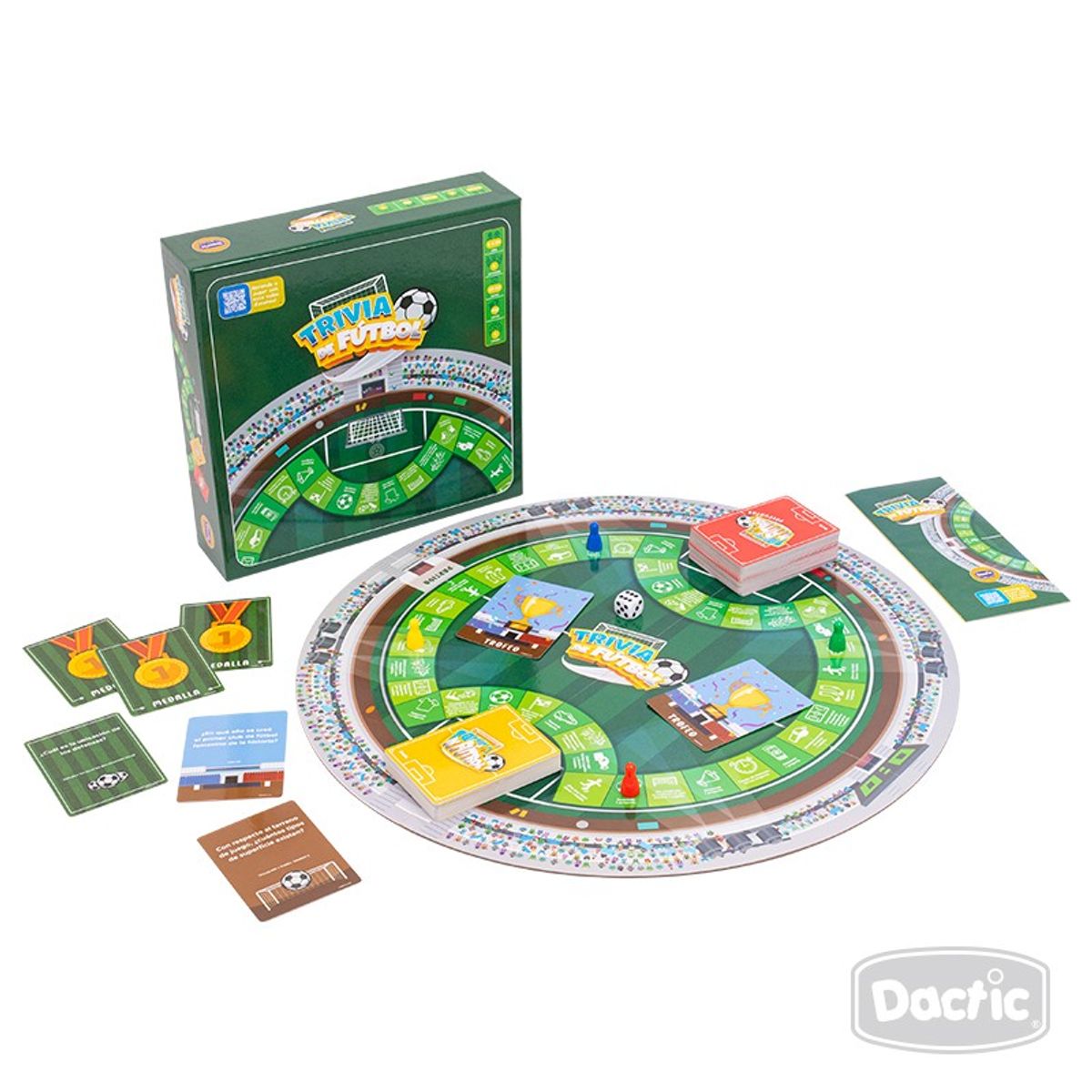 DACTIC - Juego de Mesa Trivia Futbol Dactic