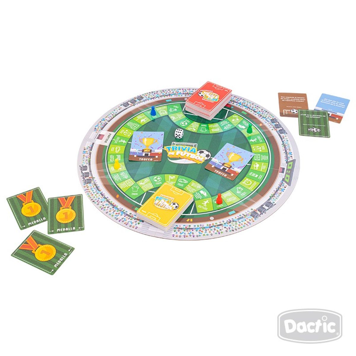 DACTIC - Juego de Mesa Trivia Futbol Dactic