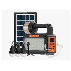 GENERICO - Kit Solar Emergencia Generador 3 Ampolleta Bluetooth Radio