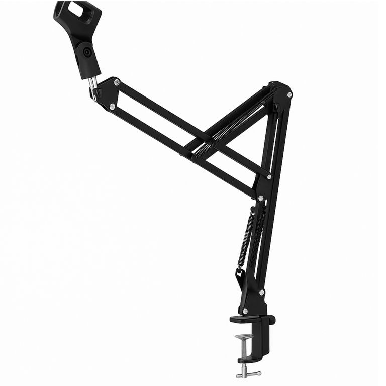 GENERICO Brazo Soporte Micrófono Ajustable Metálico Profesional