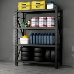 GENERICO - Mini rack Black 150x60 cm 200 kg por nivel