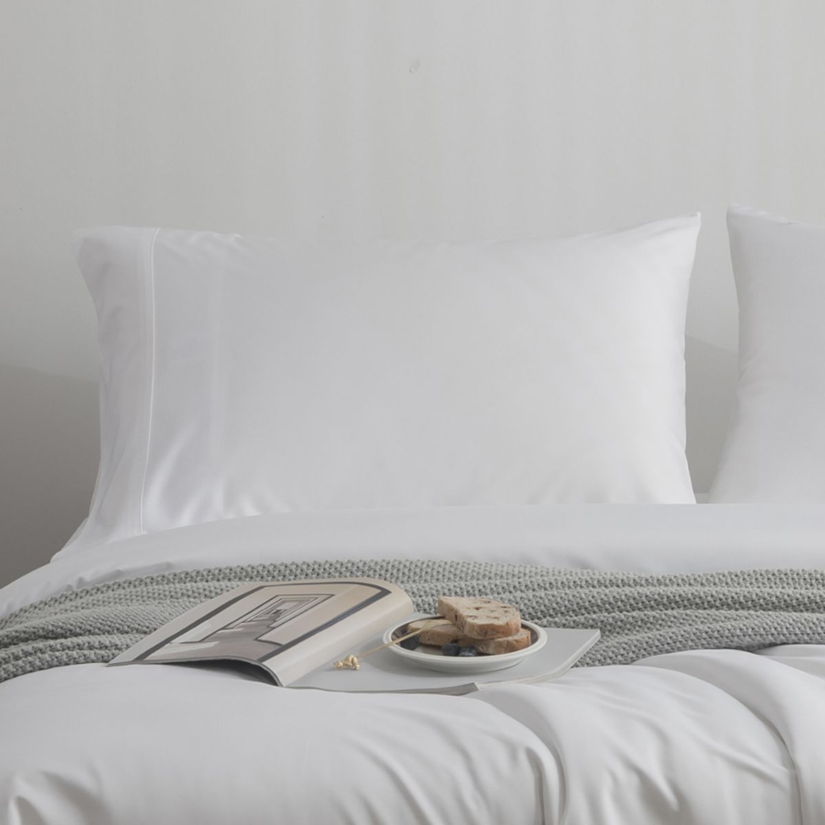 NATURALINO - Funda de Plumón 1,5 Plazas Bambú Blanco