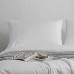 NATURALINO - Funda de Plumón 1,5 Plazas Bambú Blanco