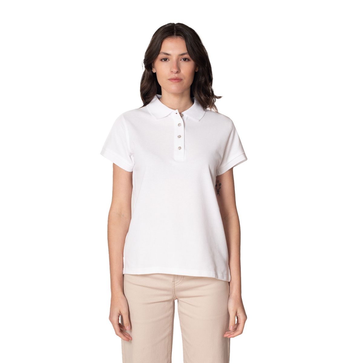 INDUSBORD - Polera Piqué Mujer Premium Manga Corta Protección UV Indusbord