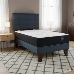 GAEX - Cama Europea 1 Plaza 190 Respaldo Ginebra