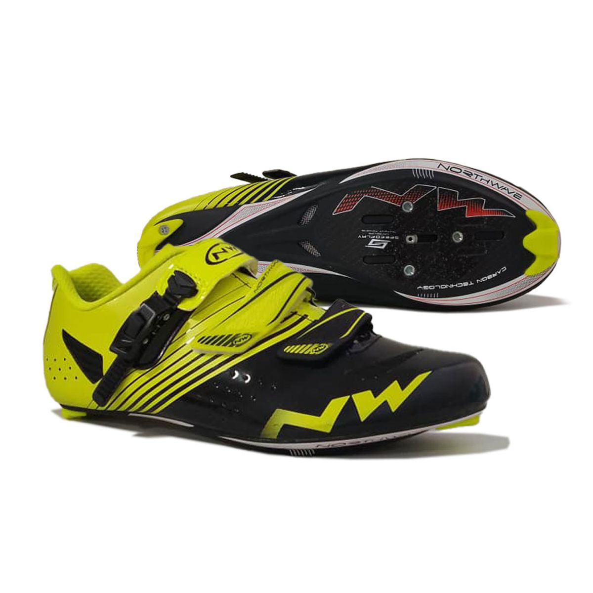 360 - Zapatillas Ciclismo Ruta Northwave® Torpedo SRS Yellowblack