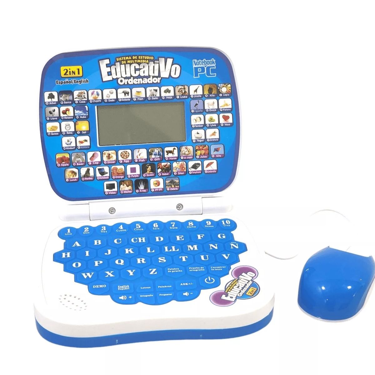 GENERICO - Computador Didactico Educativo Niños Azul