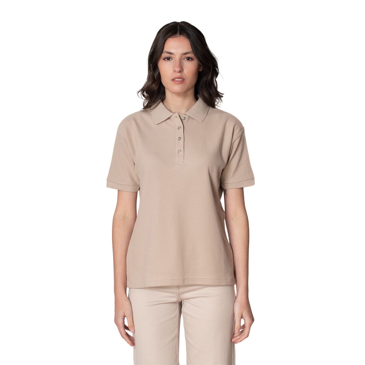 INDUSBORD - Polera Piqué Mujer Premium Manga Corta Protección UV Indusbord