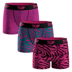 TOP - Bóxer Medio NIÑA Algodón Pack 3 Colección Skins C1