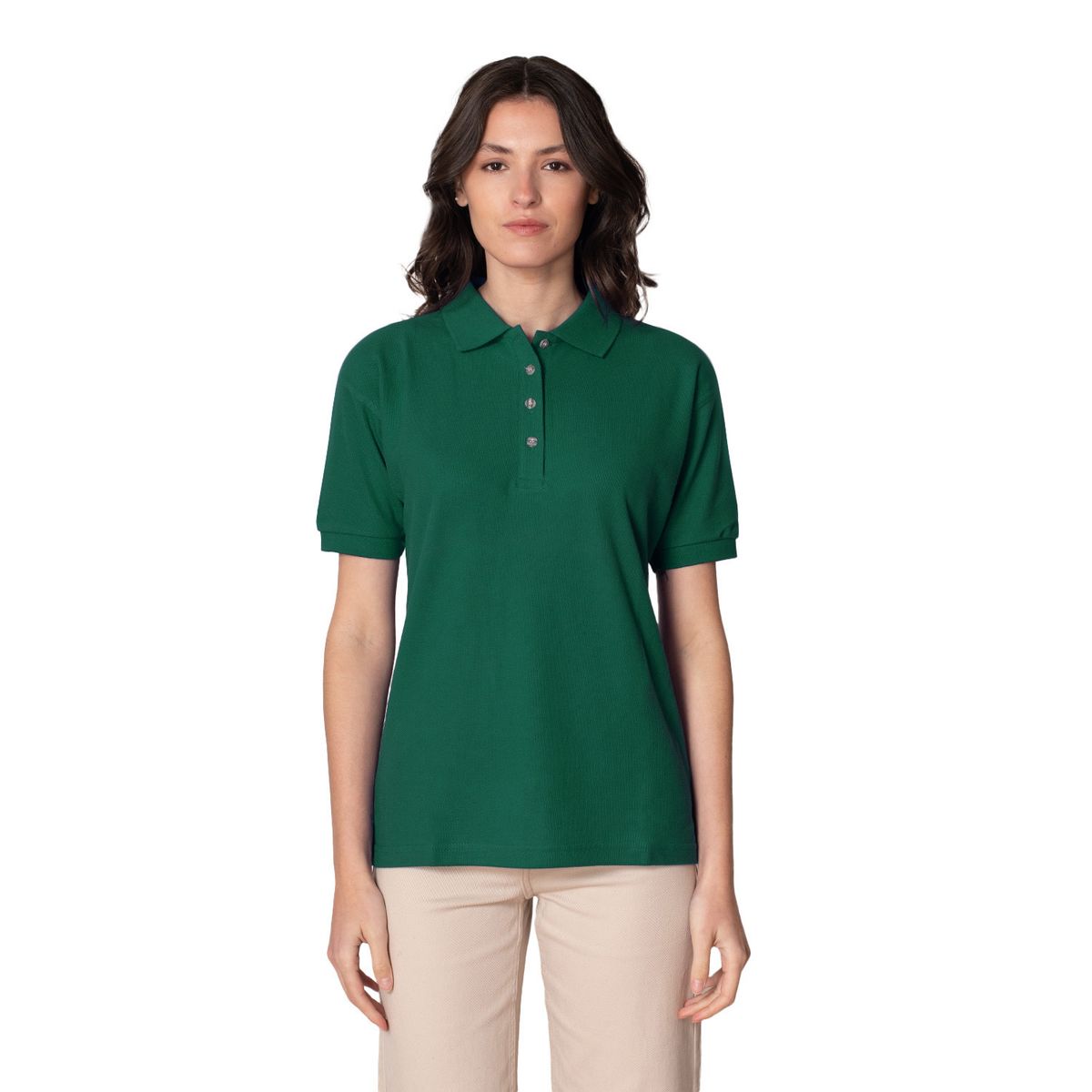 INDUSBORD - Polera Piqué Mujer Premium Manga Corta Protección UV Indusbord