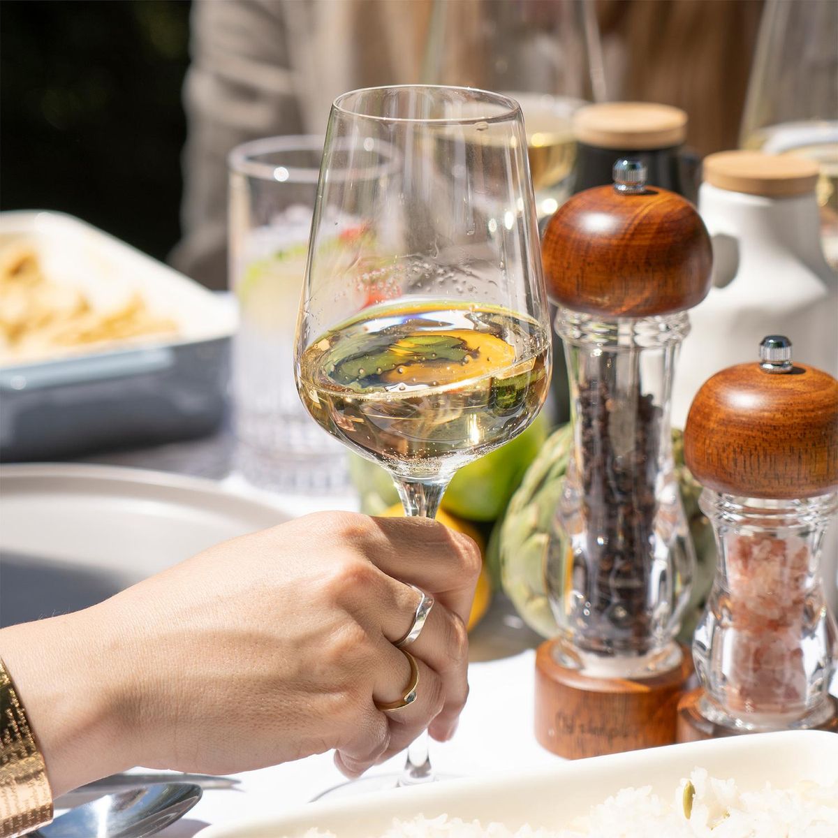 SIMPLIT - Set 6 Copas Vino Blanco 400ml Cristal Alsacia Simplit