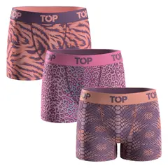 TOP - Bóxer Medio NIÑA Algodón Pack 3 Colección Skins C2