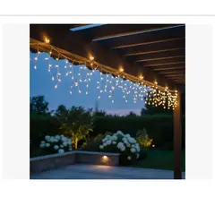 XL - Decoración Guirnalda Cortina 100l Navidad 5m