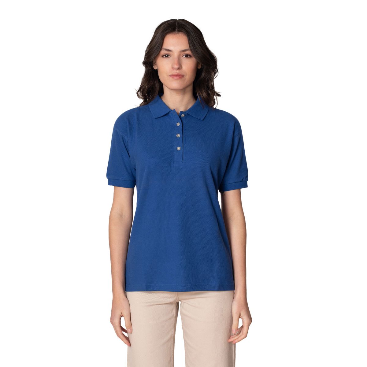INDUSBORD - Polera Piqué Mujer Premium Manga Corta Protección UV Indusbord
