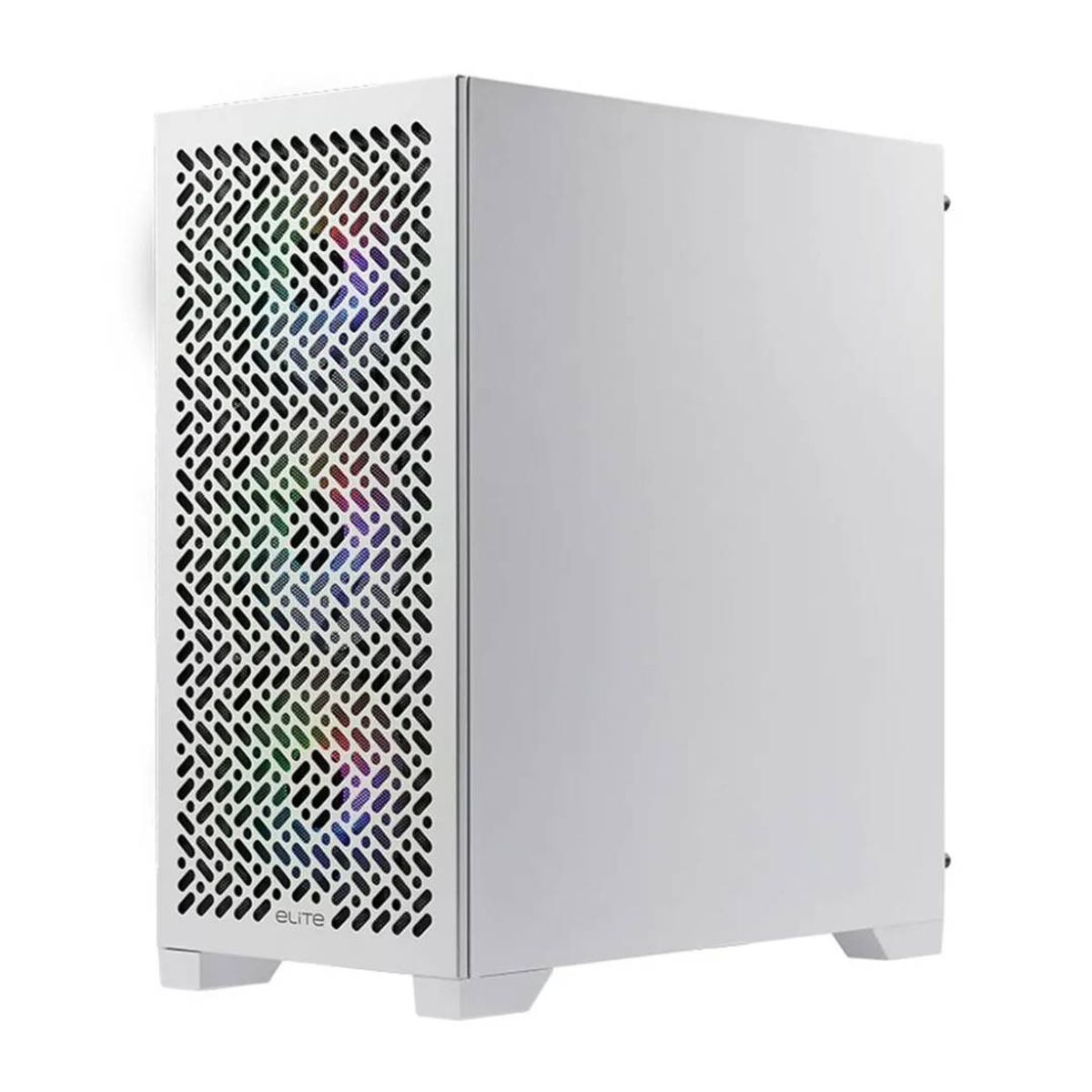 COOLER MASTER - Gabinete Cooler Master Elite 302 ARGB Blanco