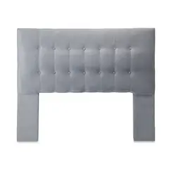 GENERICO - Respaldo 2 Plazas Felpa Gris Cp Seve