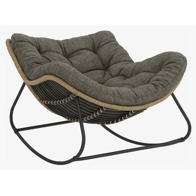 Imagen 2 del producto Sillon Mecedor Silla Mecedora Sitial Moderna Talla Xl tejido