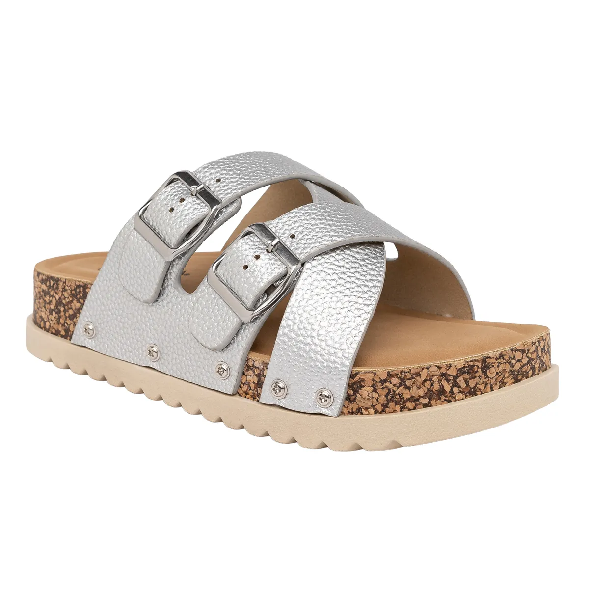 ALQUIMIA - Sandalia Mujer Plateado Tiluh Alquimia