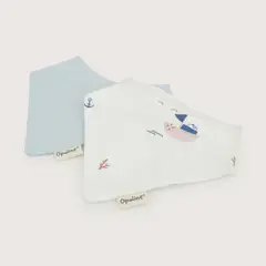 OPALINE - Pack 2 babero de niño