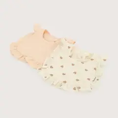 OPALINE - Pack 2 babero muselina niña
