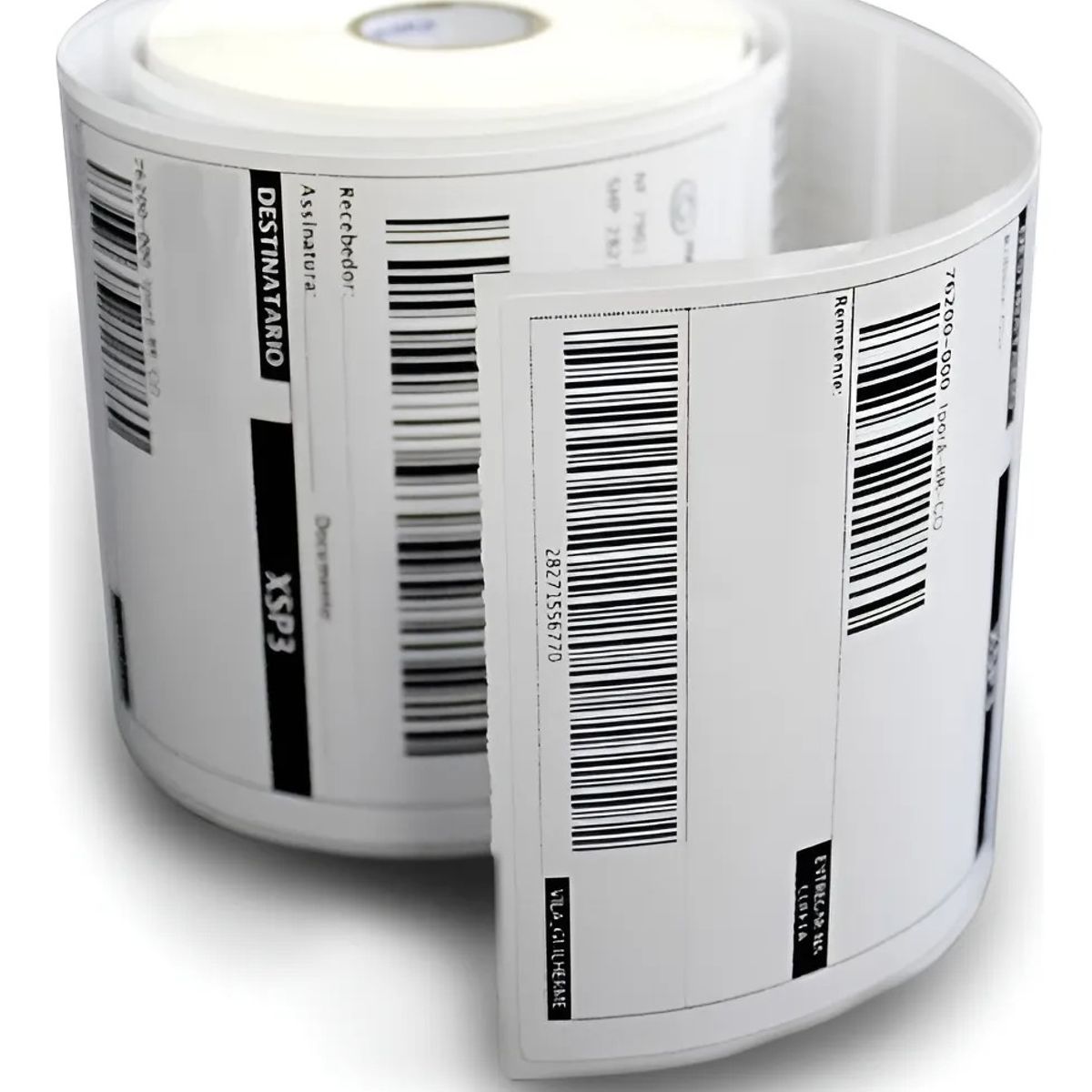 NO LOGO - 1 Rollo Etiqueta 10x15 Adhesiva Térmica 500 Unid